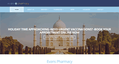 Desktop Screenshot of evanspharmacy.com